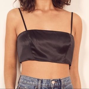 Reformation Venus top in black